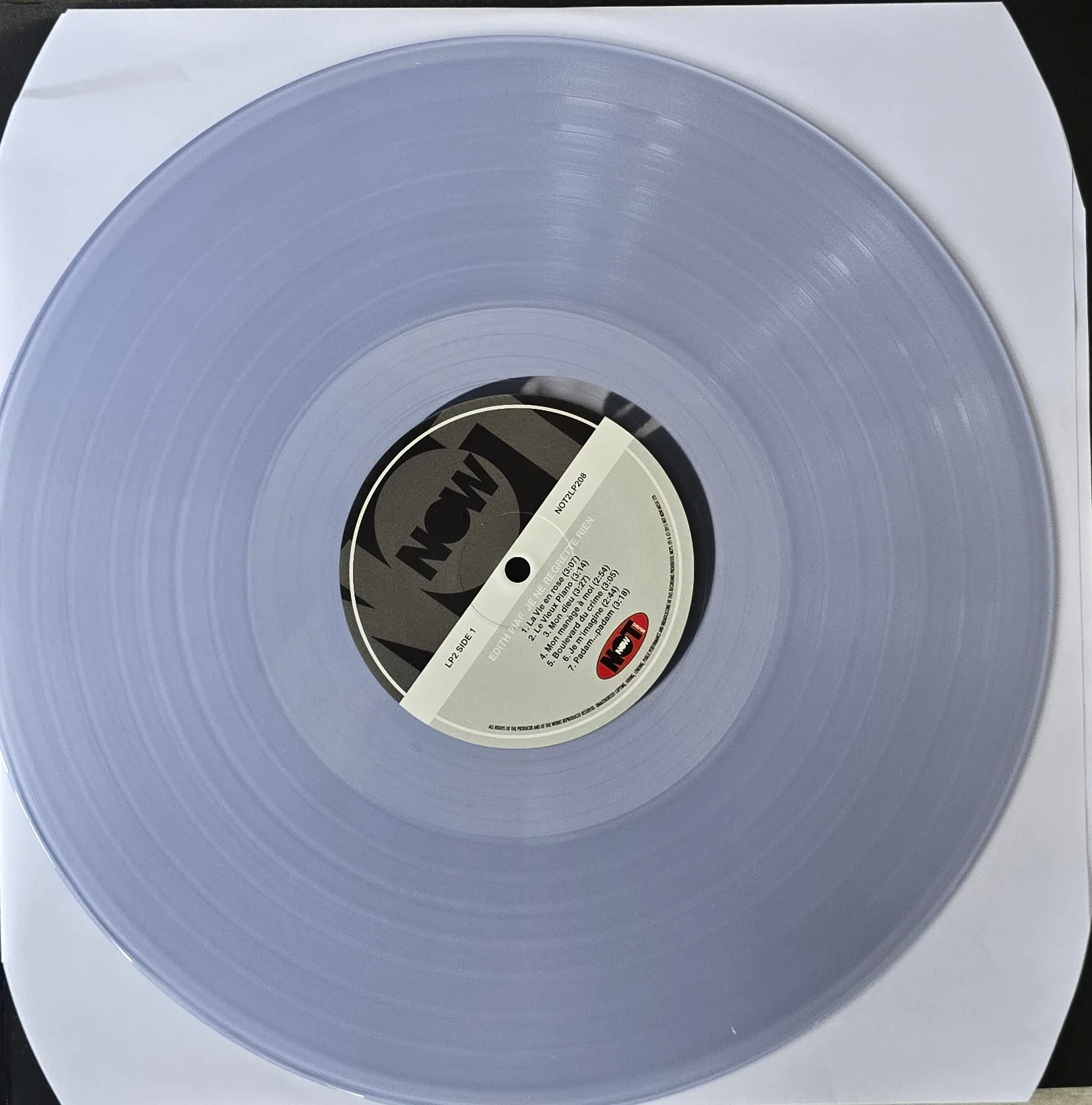 Edith Piaf – Je Ne Regrette Rien (Clear Vinyl Records) - Image 2