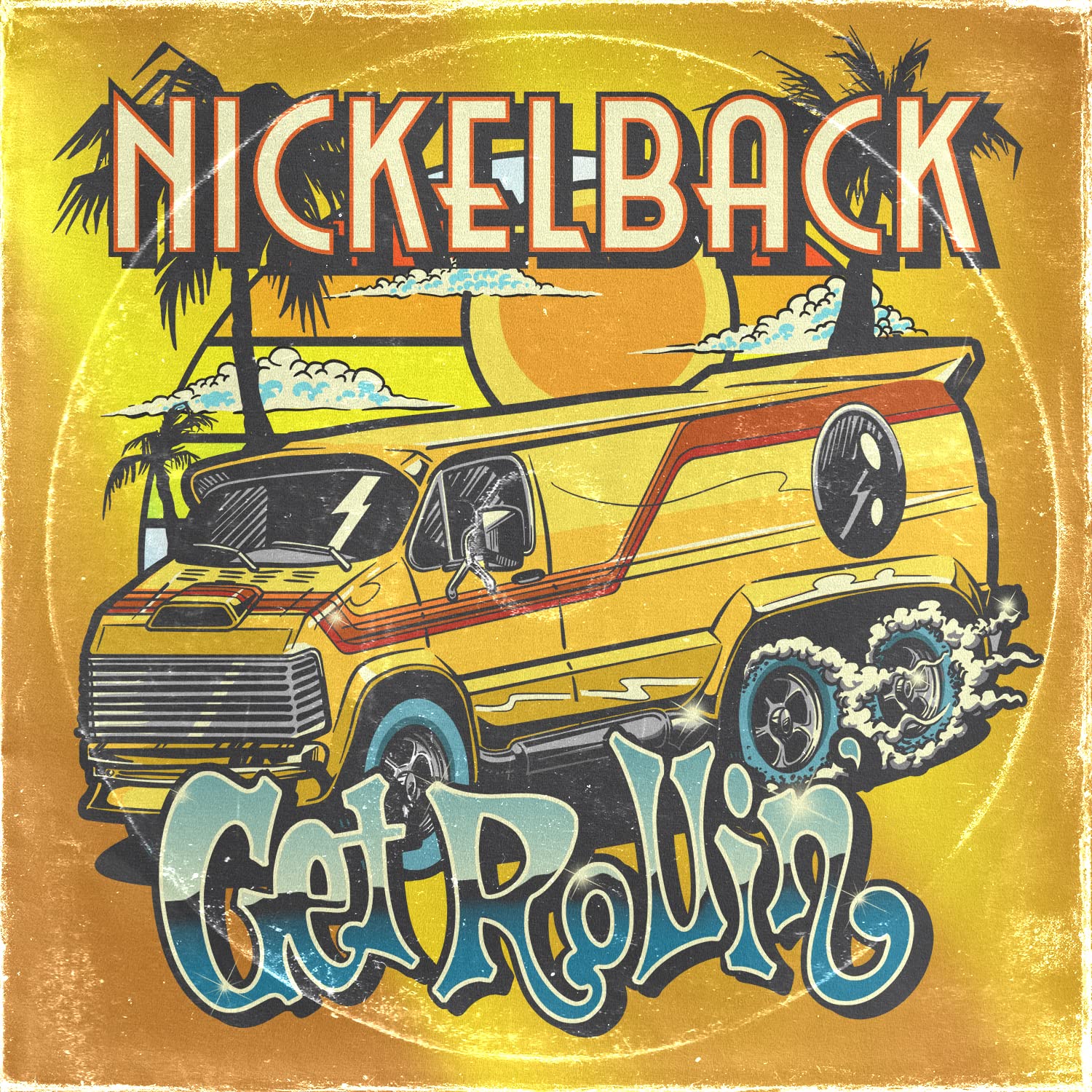 Nickelback - Get Rollin' Transparent Yellow
