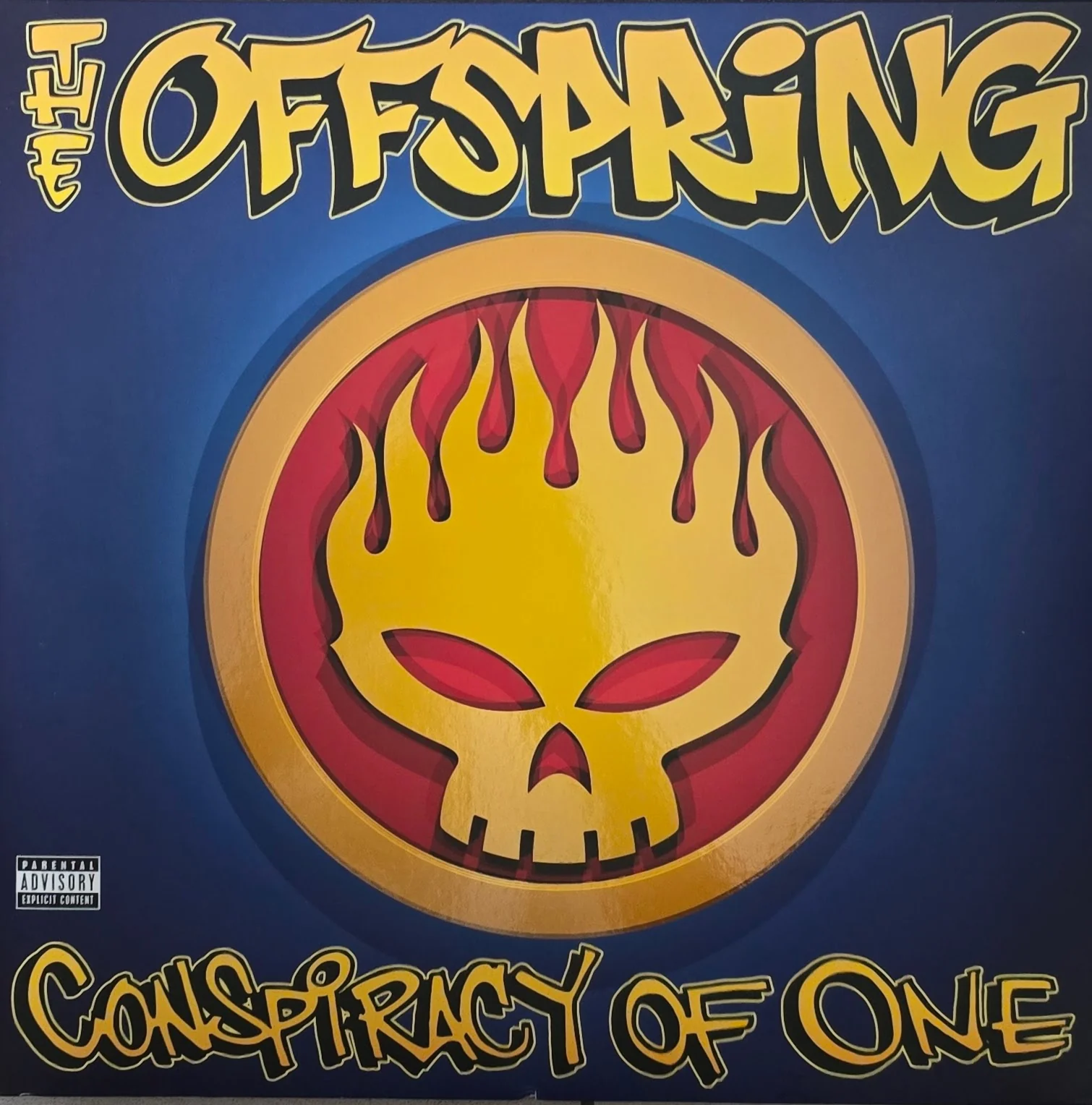 The Offspring – Conspiracy Of One Yellow Transparent With Red Splatter (20th Anniversary Edition)