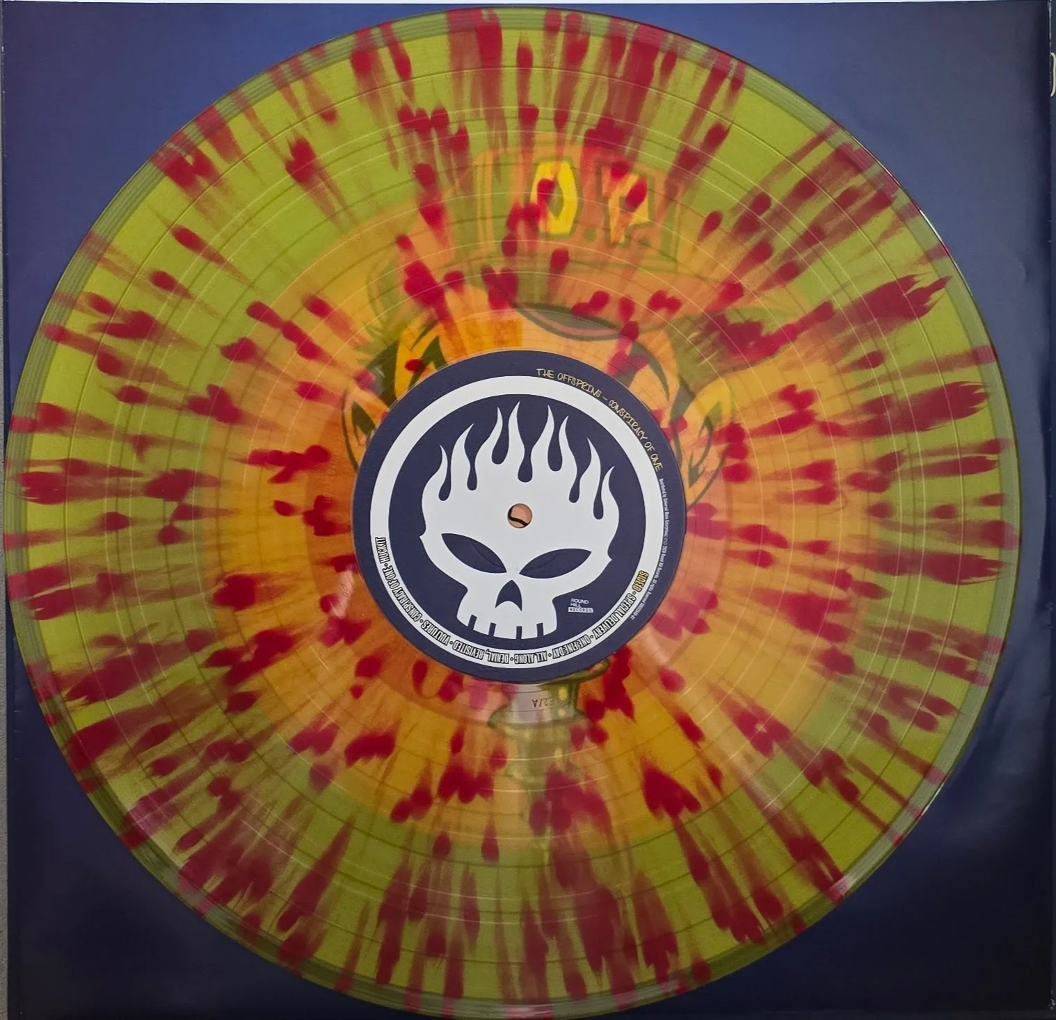 The Offspring – Conspiracy Of One Yellow Transparent With Red Splatter (20th Anniversary Edition) - Image 2